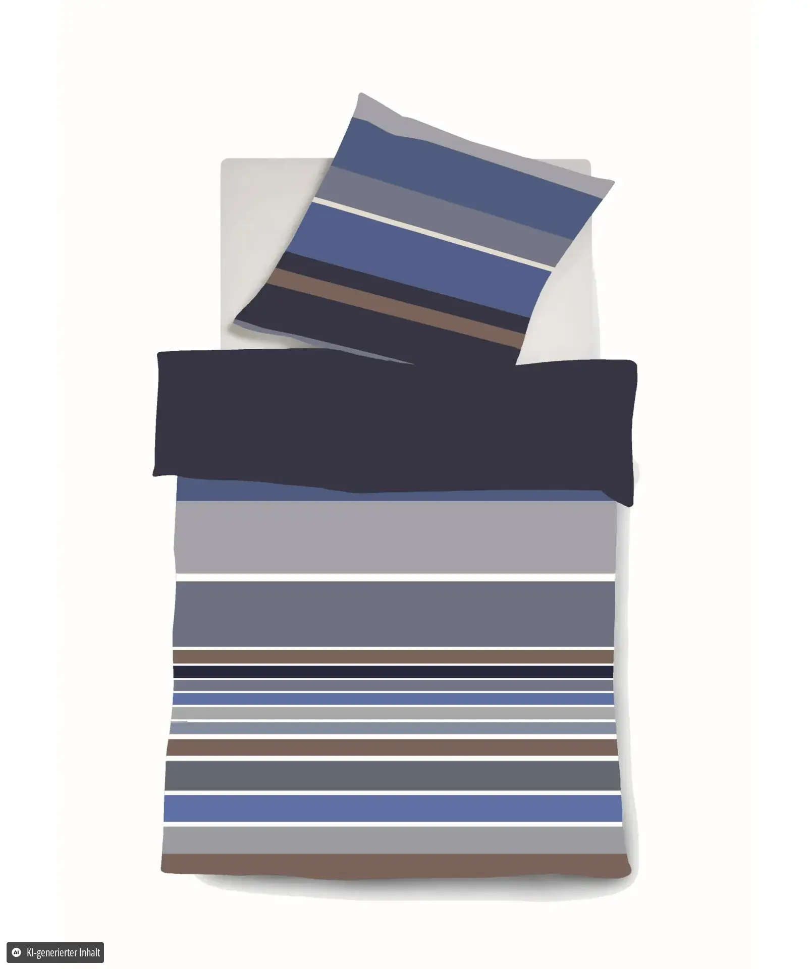 Black Premium Schweizer Satin Braun-Blau – Freisteller