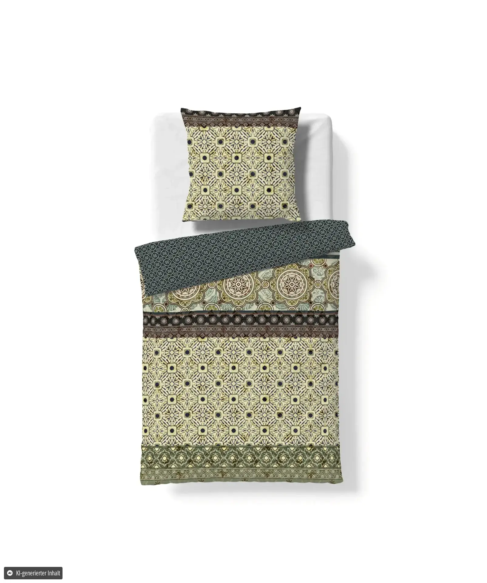 Bed Art S Grün-Braun – Freisteller