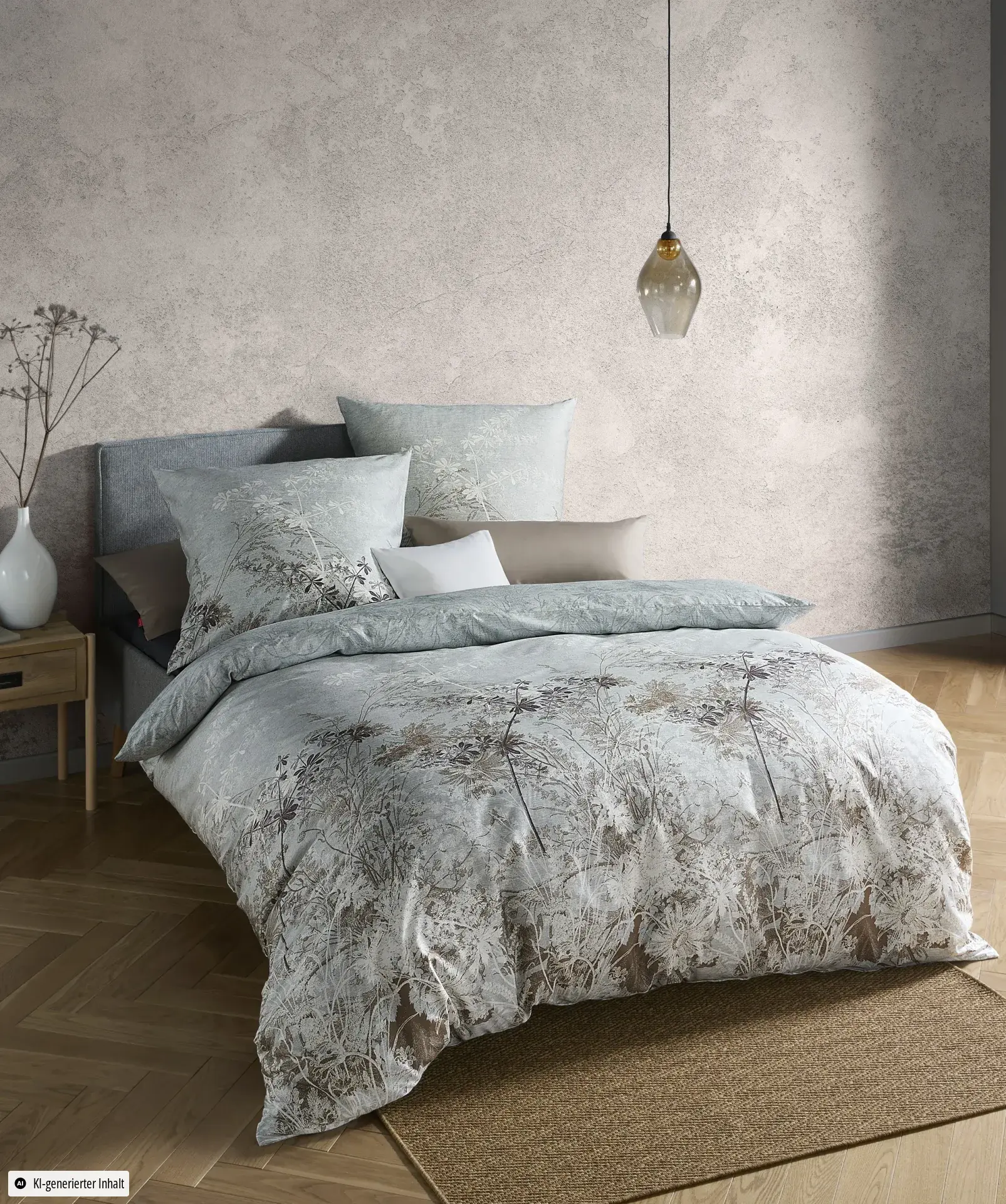 Bed Art S Grau-Braun – Ambiente