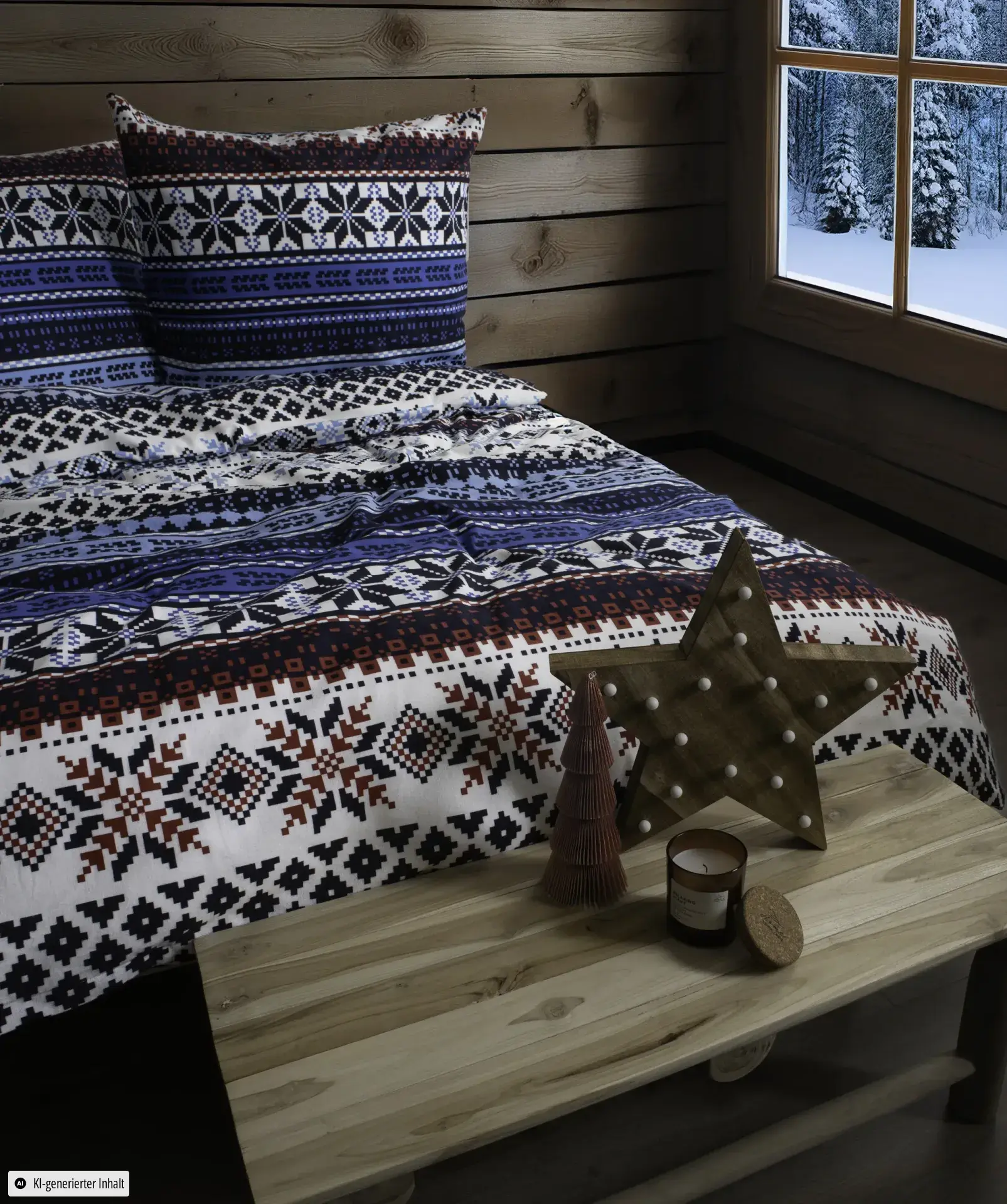 Aspen 434476 Bettwäsche aus Biber-Qualität
