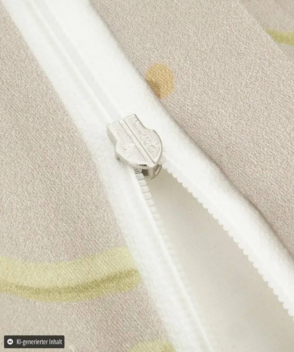 Modern Garden Beige – Detail Reißverschluss