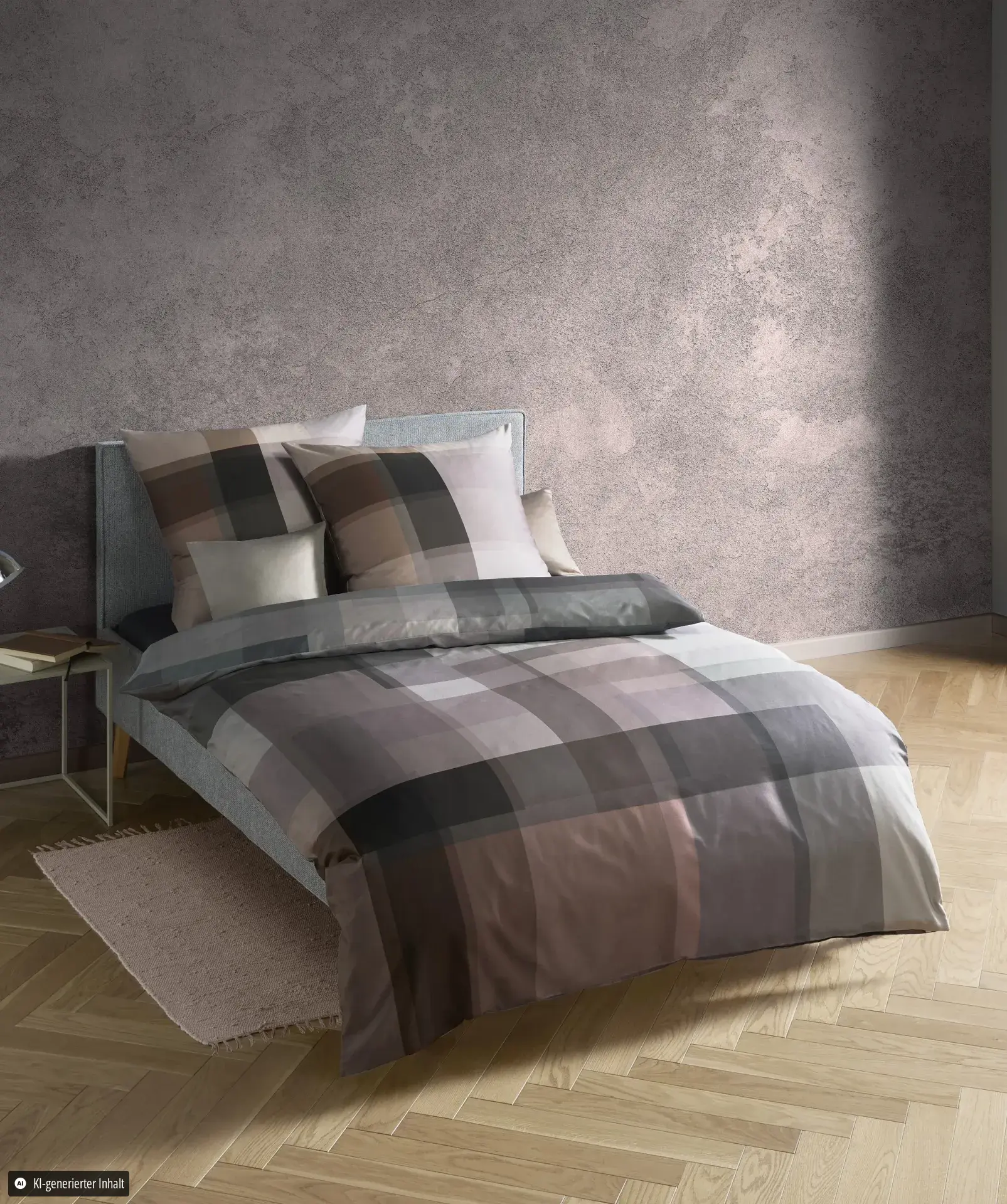 Bed Art S Grau-Braun – Ambiente