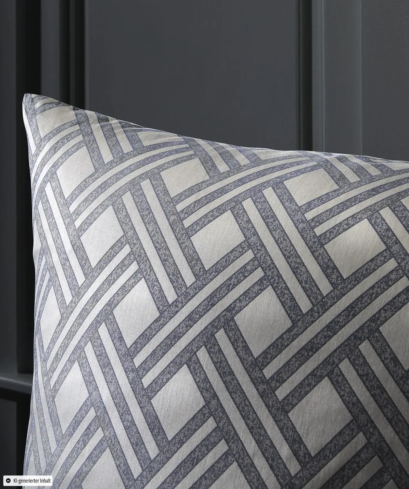 Black Premium Damast Grau – Detail