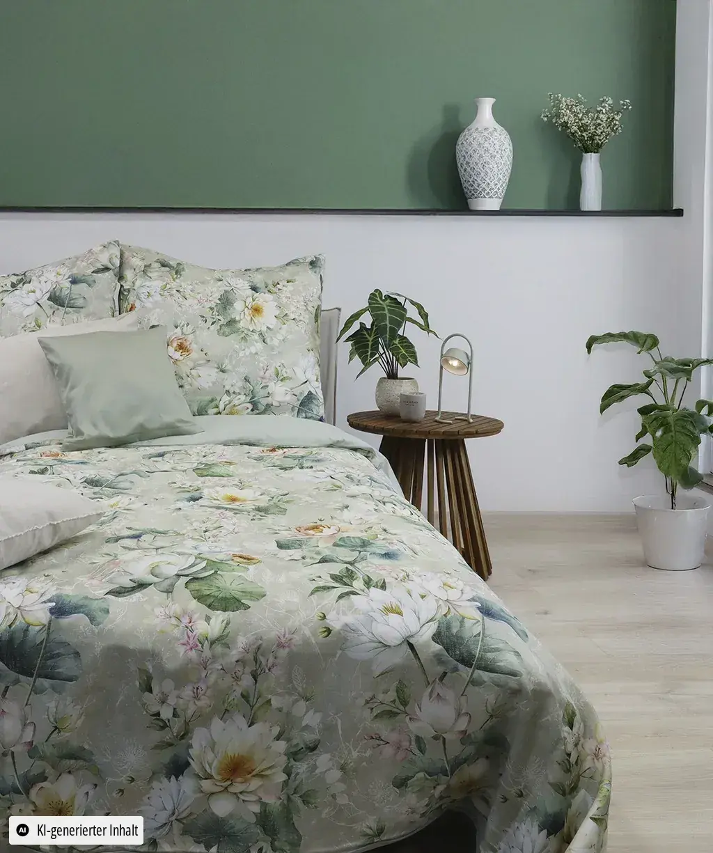 Bed Art S Grün – Ambiente 1
