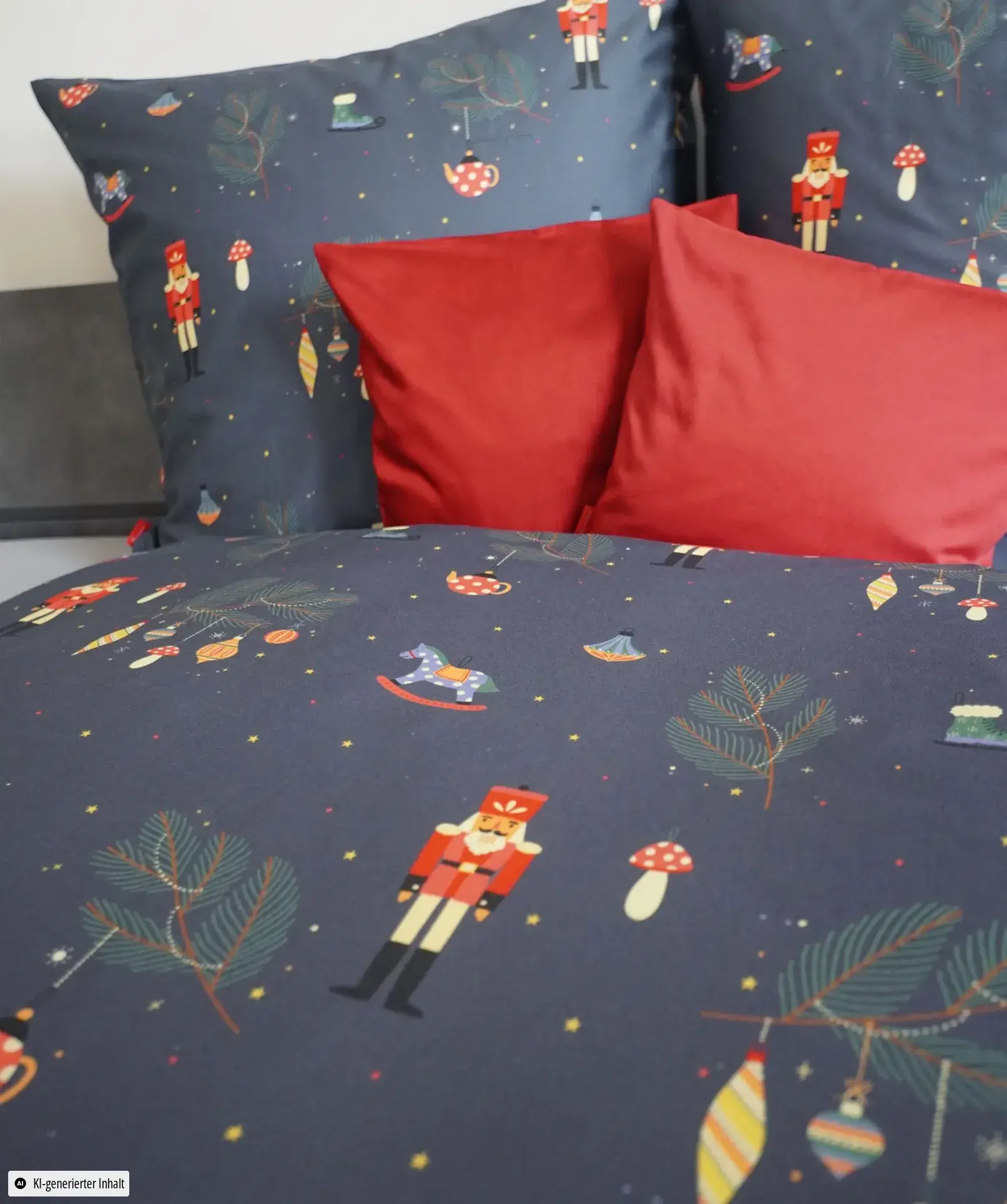 Bed Art S Blau – Detail